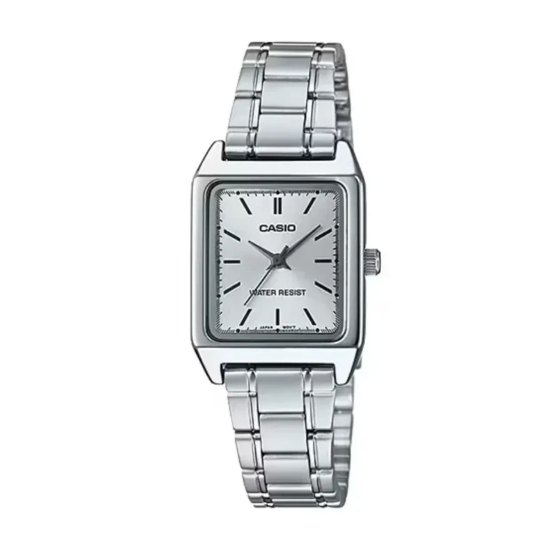 Casio Enticer Silver Tone Fashion Ladies Watch- LTP-V007D-7EUDF